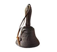 Luwecf Campanello vintage a mano, campanello di chiamata multiuso per la barra di allarme natalizia in classe