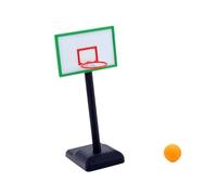 Luwecf Canestro da Basket in Miniatura per Casa delle Bambole con Palla, 1:12, per Micro-Scene