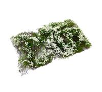 Luwecf Ciuffo d'erba a grappolo di Fiori, Gruppo di vegetazione Floreale, ciuffo di arbusti di Pianura per Terreno, Bianco