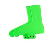 Luwecf Copriscarpe Ciclismo Impermeabili Protezione Silicone con Superficie Antiscivolo per Scarpe Da Ciclismo Su Strada Adatte a Uomo Donna, Green L