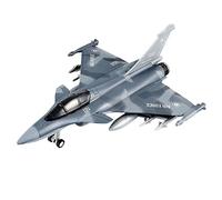 Luwecf Diecast Aereo Modellino Fighter Pull Back Lega con Luci Suoni Metallo Robusto Adatto a Bambini Appassionati Collezionisti Festa Compleanno Azienda, Grigio