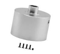 Luwecf Differential Housing per Ricambi Auto RC Composto da Carrier Case Cover Housing Costruito per Resistere all’Usura E Ridurre Il Peso Non Sospeso, Argento