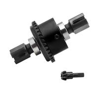 Luwecf Differenziale per Auto RC 1/7 con Rapporto di Trasmissione 35+8T, componente per Modello di Telecomando, differenziale, Nero