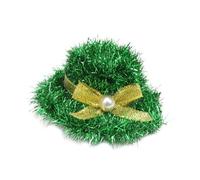 Luwecf Fermaglio per capelli con cappello per il giorno di San 's Day, forcine per, mini decorazioni verdi per feste per donne e ragazze, Arco