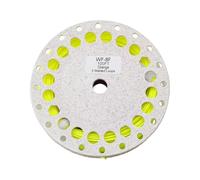 Luwecf Filo da Pesca a Mosca con Doppia Saldatura Laterale Supporto Intrecciato Resistente Materiale PVC per Maggiore Flessibilità E Portabilità Adatto per P, Giallo 8f