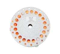 Luwecf Filo da Pesca a Mosca con Doppia Saldatura Laterale Supporto Intrecciato Resistente Materiale PVC per Maggiore Flessibilità E Portabilità Adatto per P, Arancione 3f