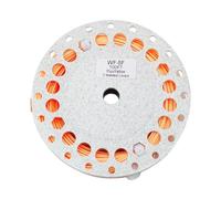 Luwecf Filo da Pesca a Mosca con Doppia Saldatura Laterale Supporto Intrecciato Resistente Materiale PVC per Maggiore Flessibilità E Portabilità Adatto per P, Arancione 5f