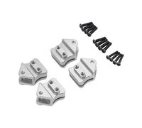 Luwecf Ganci di Montaggio per Molle a Balestra, Parti per Auto con Telecomando, Resistenti, Facili da sostituire, Fai da Te, in Alluminio, Argento