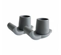 Luwecf Glide Pads Pattini Scorrevoli per Deambulatore Copripiedi per Ausili Cammino Componenti per Tubo 1 1/8 Pollici Materiale POM Scorrimento su Moquette E, Gray