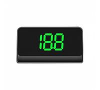 Luwecf Gps Speedometer Display Hud Tachimetro Contachilometri Proiezione Parabrezza Materiale Funzione Avvio Automatico Testo Grande Adatto per Auto Camion, Verde, Mph