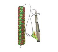 Luwecf Jew's Harp Viet Nam Strumento Musicale Bocca Twanger Hmong in Ottone Resistente con Tono Chiaro Adatto per Musicisti Regalo, Doppia Lingua Piccola