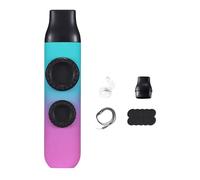Luwecf Kazoo, riempitivi per sacchetti regalo, giocattolo musicale a doppio foro con cordino per viaggi intorno al fuoco da campo, Rosa Ciano