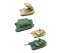 Luwecf Kit di modellismo di Veicoli in Scala 1/144, 4 Pezzi, Fai da Te, da assemblare, per Micro Paesaggio, Style H
