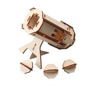 Luwecf Kit Fai da Te per Esperimenti Scientifici in Legno, Modello Didattico Educativo per Ragazze