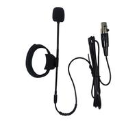 Luwecf Microfono Clip On Strumento Musicale Condensatore Professionale Ad Alta Sensibilità Regolazione Direzionale 360 Gradi Protezione Antivento E Antipolve, 3 Perni