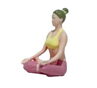 Luwecf Mini Bambola in 1:64 Raffigurante Una Ragazza, Piccole Persone per la Decorazione del Tavolo di Sabbia, 1116