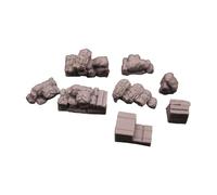 Luwecf Miniature di Terreni, scenari, 1:72, Giochi di Ruolo, Decorazioni per Modelli, Kit di rifornimento di paesaggi per wargame, Accessori