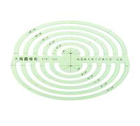 Luwecf Modelli, Righello da Disegno, Modello Multifunzionale, Stencil, Chimica, Righello di Misurazione, Stencil Geometrico in Plastica, Strumento Pratico PE, 3
