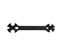 Luwecf Opens End Wrench Chiave Regolabile Spanner Alluminio Leggera Multifunzionale Strumento Preciso Adatta per Modellismo RC Meccanici Fai da Te, Nero