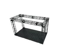 Luwecf Palco Espositivo Hangar Base Scena Garage Diorama per Modelli Espositore per Personaggi Kit Fai da Te con Assemblaggio a Incastro Adatto, Larghezza 15 Cm