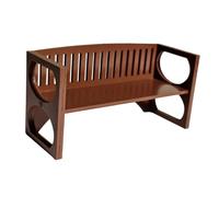Luwecf Panchina da Parco in Miniatura D'Arredo Mobili in Modello Artigianale Sedia da Esterno in Legno Solido Adatto per Regali E Artigiana, Style B