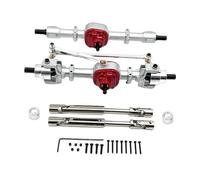 Luwecf Ponte Assale RC 1/12 con Albero Trasmissione Accessorio Ricambio in Lega di Alluminio per Camion Radiocomandati Ricambi Veicoli RC Adatto a Aggiorname, Argento