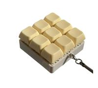 Luwecf Portachiavi con Tastiera a 9 Pulsanti, Giocattolo per Dita, Accessorio in Materiale PVC Robusto