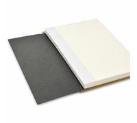 Luwecf Quaderno per appunti e szzi vintage retro con copertina morbida e carta spessa 100, per artisti - per diario, Copertina Kraft, Interno Bianco
