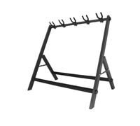 Luwecf Rack per esposizioni multi-guitar in metallo con manica protettiva facile da assemblare più chitarre per chitarre, Medio