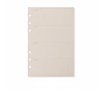 Luwecf Ricarica Sciolti Planner Inserti Quaderno Raccoglitore Carta Spessa Facile da Aggiungere E Rimuovere Adatta per Appunti Studio Ufficio Progetti, A5, Piano Settimanale