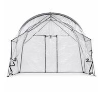 Luwecf Rifugio da Campeggio Impermeabile, Tessuto Oxford Robusto, Esterna Impermeabile, Viaggi con Zaini Pesanti, Per Appassionati Outdoor, Trasparente PVC, style to 1, Chiaro