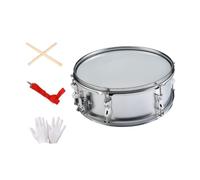 Luwecf Rullante Da 14 Pollici Strumento Musicale per Adulti Regali per Le Festività, Silver 14 Inch