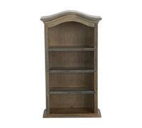 Luwecf Scaffale in Legno per Case delle Bambine in Scala 1/6 E 1/12 Libreria Miniaturizzata per Decorazioni Accessorio per Diorami Terrari E Giardini Fatati, retrò