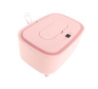 Luwecf Scaldasalviette per neonati Scaldasalviette per pannolini Riscaldamento uniforme Portatile con display digitale Distributore di salviette umidificate, Rosa