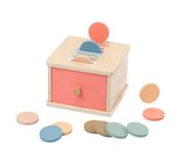 Luwecf Scatola di Coordinamento per Occhi Manuali, Gioco di Abbinamento Educativo per Bambini, Scatola di Monete, Taglia unica bambino