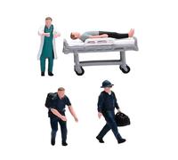 Luwecf Set di 4 Miniature in 1:64, Realistiche