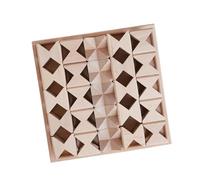Luwecf Set di Blocchi Farfalle in Legno Giocattolo Educativo per Stimolare La Creatività Ideale per Regalo E Apprendimento Precoce Adatto per Bambini, come descritto, 25 Blocchi