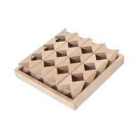 Luwecf Set di Blocchi Farfalle in Legno Giocattolo Educativo per Stimolare La Creatività Ideale per Regalo E Apprendimento Precoce Adatto per Bambini, come descritto, 16 Blocchi