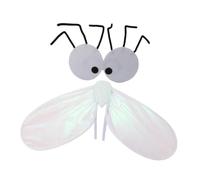 Luwecf Set di Mosca per Costume, Accessori per Cosplay, Decorazione Realistica per Halloween E Apparizioni a Festival, Ala Bianca