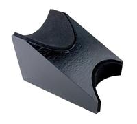 Luwecf Supporto per Manico di Chitarra Strumento per Riparazioni Cuscino di Supporto Base di Lavoro in Legno con Doppia Altezza Adatto per Musicisti Professi, Nero