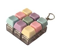 Luwecf TASTANTE FIDGET Fare Clic sul Giocattolo per L'utilizzo Dell'ufficio E Della Casa, Pulsante Chiave Meccanica per Tutte Le Età, 9 Chiave, Taglia unica bambino