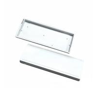 Luwecf Tastiera in Alluminio Custodia Case Telaio per Layout Personalizzati Montaggio Standard GH60 Struttura Rigida Migliora Il Suono Digitazione Lato a Adatta per Setup da Gioco Lavoro, White
