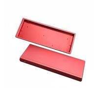 Luwecf Tastiera in Alluminio Custodia Case Telaio per Layout Personalizzati Montaggio Standard GH60 Struttura Rigida Migliora Il Suono Digitazione Lato a Adatta per Setup da Gioco Lavoro, Red