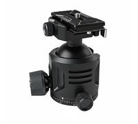 Luwecf Testa Treppiede Fotocamera Testa Gimbal Panoramica Testa a Sfera Supporto Fotocamera Accessorio Fotocamera in Lega di Alluminio con Piastra a Sgancio, Large Gimbal