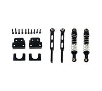 Luwecf Viti per ammortizzatori Posteriori RC, 1:12, Modifica Modello Crawler, assale Posteriore, Balestra, Set di aste modificate per MN82S MN82T, Nero