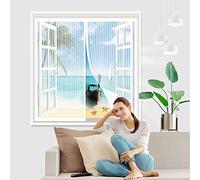 LUwen Zanzariera Magnetica Finestra, Zanzariere a Calamita per Finestre, Magneti Rete Anti Zanzare Chiusura Automatica, Facile Montaggio, per Finestre Porte