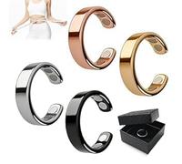 LuWomenre Anello da donna con menopausa, 4 pezzi, anello magnetico per terapia del campo magnetico, anello vitale regolabile per ridurre l'ansia e dormire meglio, regalo per donne e uomini e donne