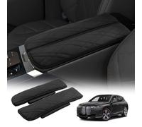 LUWU Compatibile con BMW iX i20 EV 2022 2023 2024 2025 Copertura per Bracciolo Centrale per Auto iX 2022 Consolle Centrale Braccioli Box Cover iX Accessori (Nero)