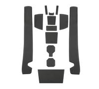 LUWU Compatibile con Dacia Duster 3 III 2024 2025 Tappetini Antiscivolo in Gomma per Console Centrale Porta Bevande Tappetino per Porta Tappetino Antiscivolo Duster 3 Accessori (Nero)