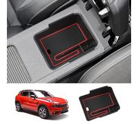 LUWU Compatibile con Lynk & Co 01 CX11 MY 2021-2023 2024 Organizer per Console Centrale Scatola Portaoggetti Bracciolo 01 CX11 MY Accessori Auto Interni con Tappetino Antiscivolo